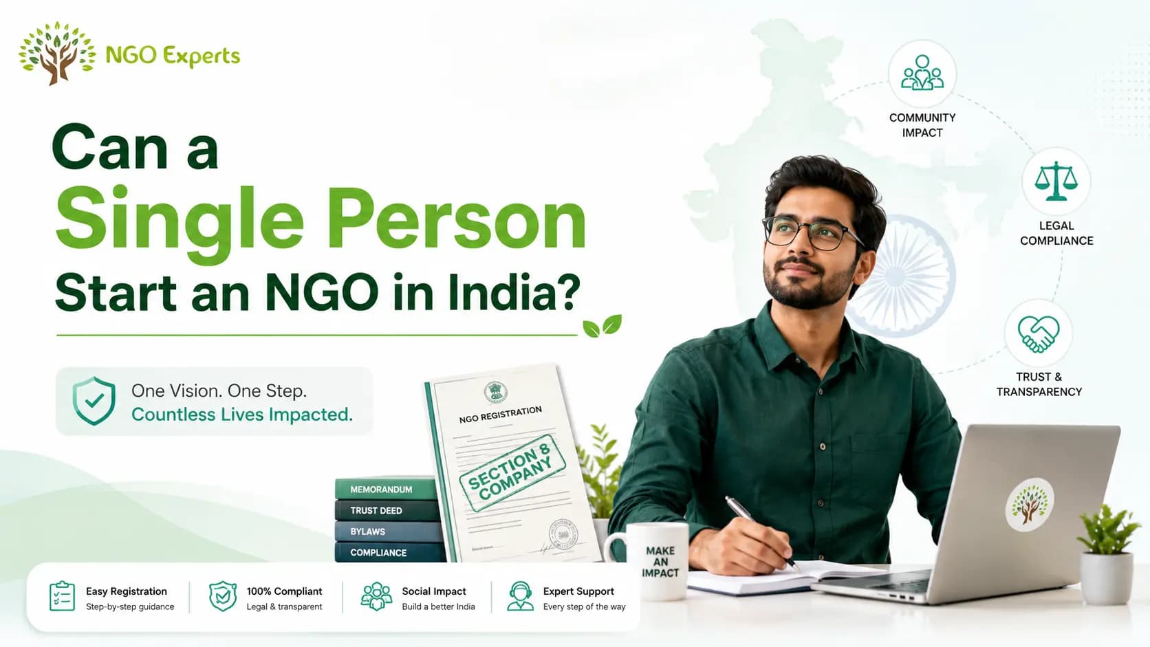 Can a Single Person Start an NGO in India