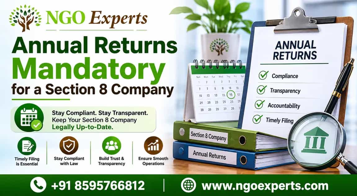 Annual Returns Mandatory for a Section 8 Company