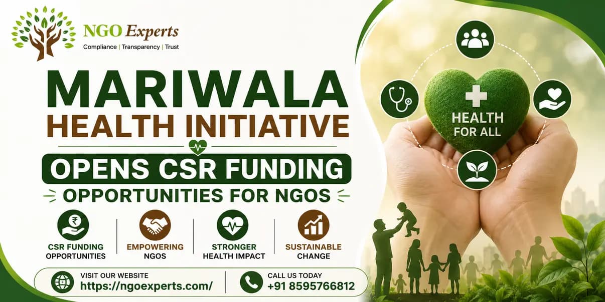 Mariwala Health Initiative Opens CSR Funding Opportunities for NGOs
