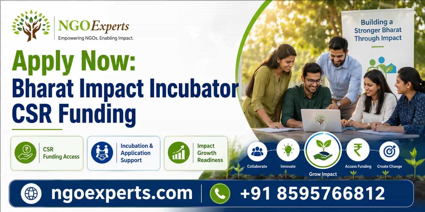 Apply Now: Bharat Impact Incubator CSR Funding