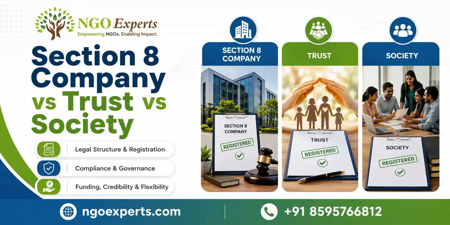 Section 8 Company vs Trust vs Society