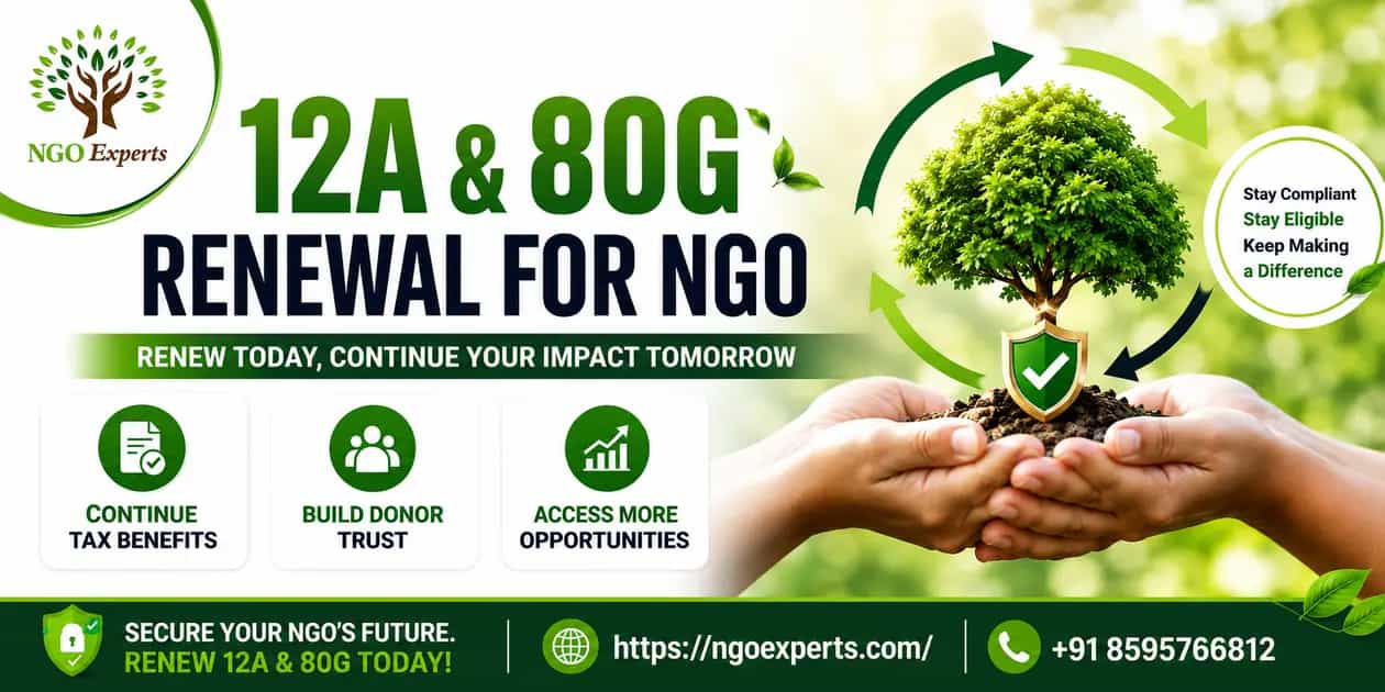 12A and 80G Renewal for NGO