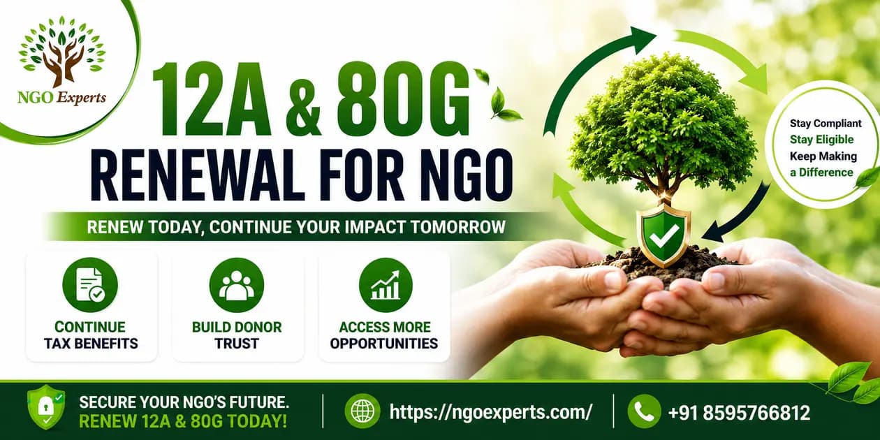 12A and 80G Renewal for NGO