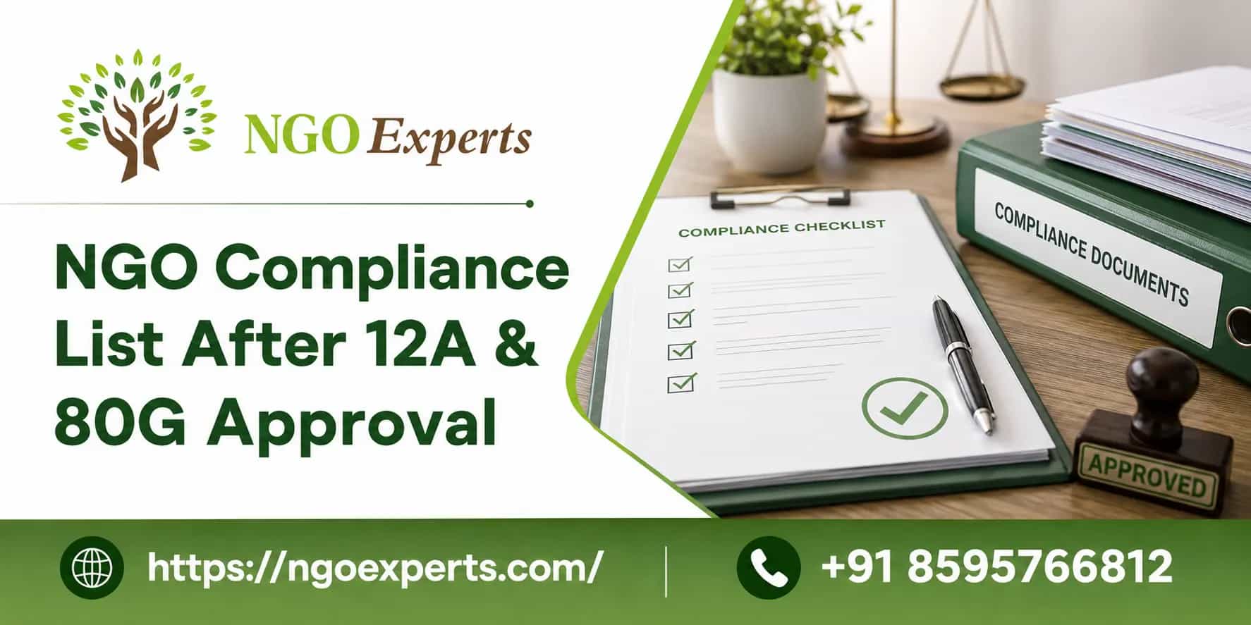 NGO compliance list after 12A & 80G Approval