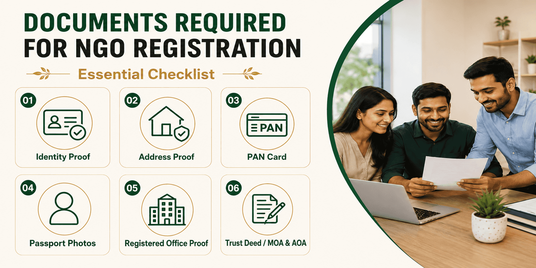 Documents Required for NGO Registration in India (2026)