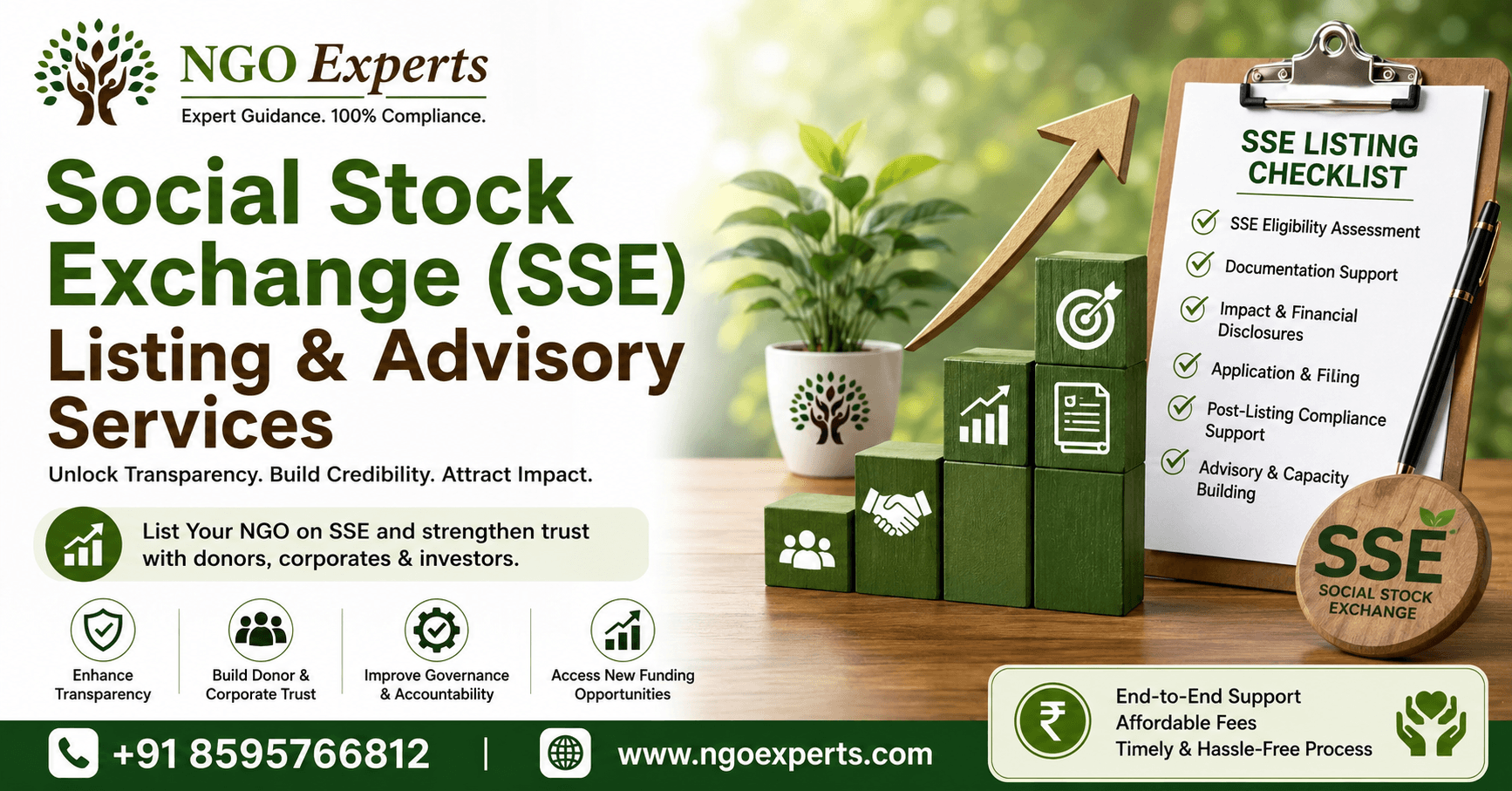 Social Stock Exchange (SSE) Listing & Advisory Services