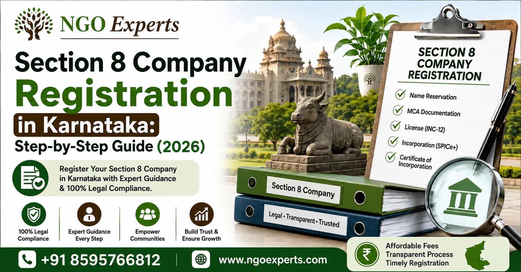 Section 8 Company Registration in Karnataka: Step-by-Step Guide (2026)