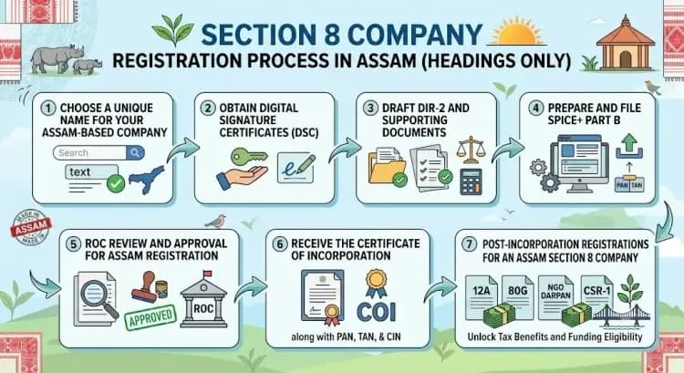 Section 8 Company Registration Process in Assam